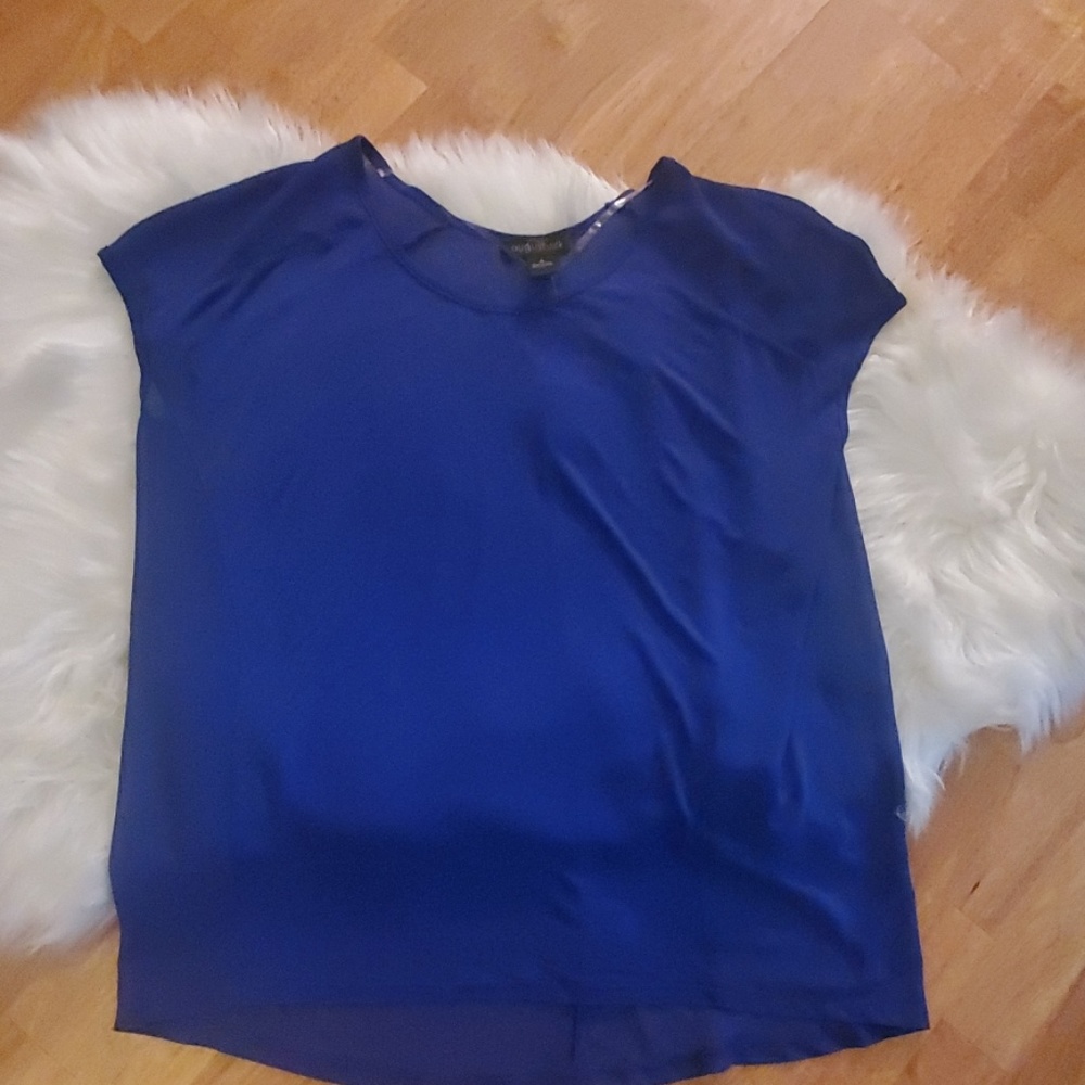 NWT August Silk Blouse medium